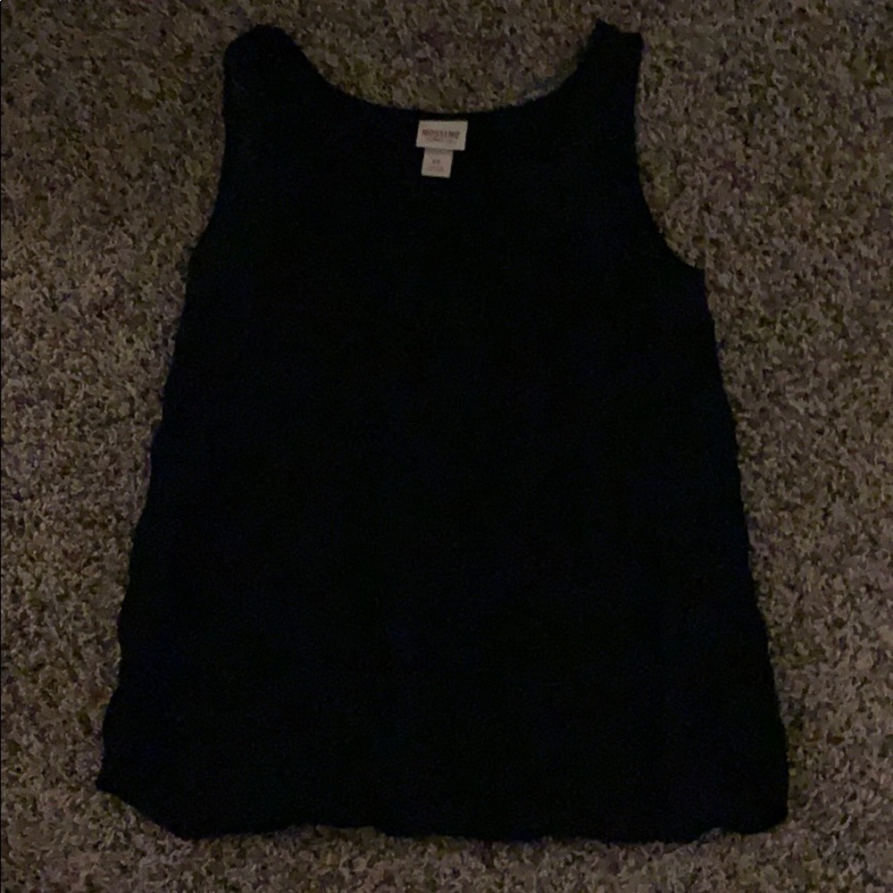 Black tank top